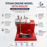 Steam Engine Model with Boiler
